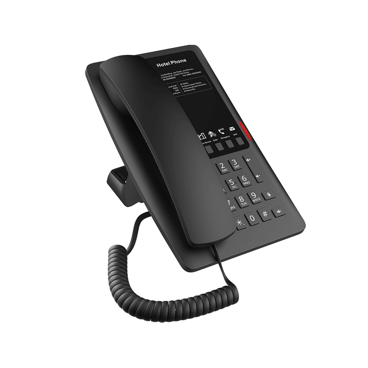 Teléfonos IPFANVILH4BTeléfono IP Hotelería 5 Teclas Hotline USB - A PoE Plantilla Personalizable Fanvil H4B - SILYMX