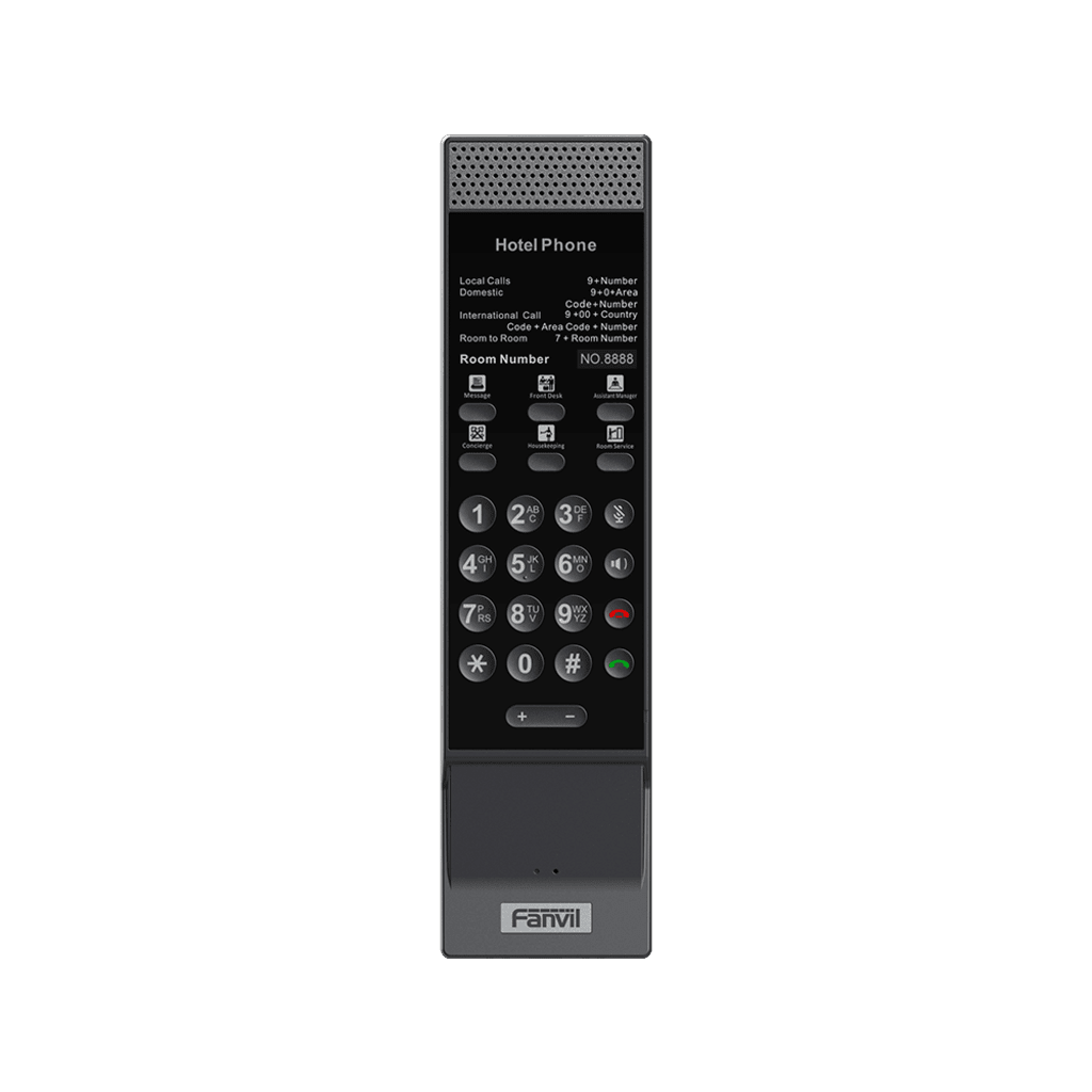 VoIP Telefonia IP VideoconferenciaFANVILH603W-BTeléfono IP Inalámbrico Hotelería Wi - Fi 6 Dual Band 6 DSS Antibacterial Fanvil H603W - B - SILYMX