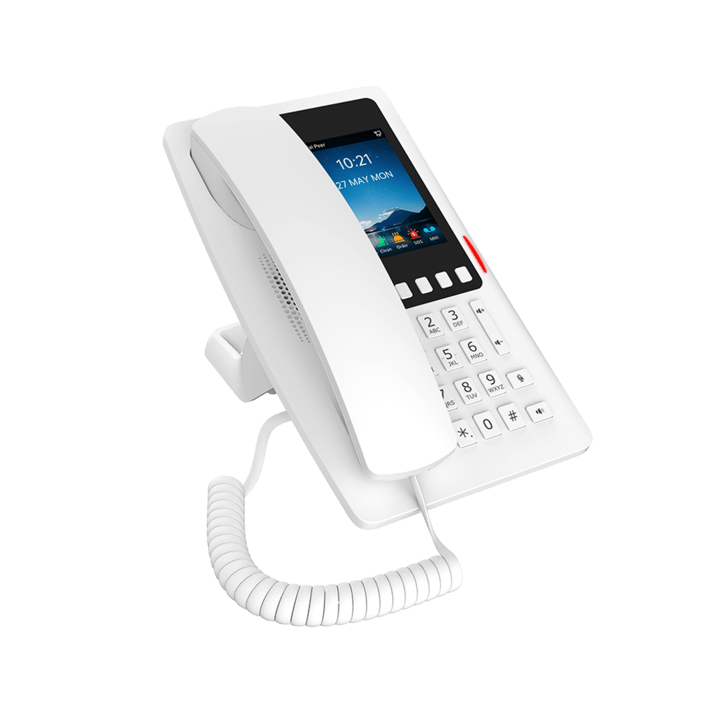VoIP Telefonia IP VideoconferenciaFANVILH6WWTeléfono IP WiFi Hotelero PoE Pantalla 3.5" Puerto USB Fanvil H6WW - SILYMX