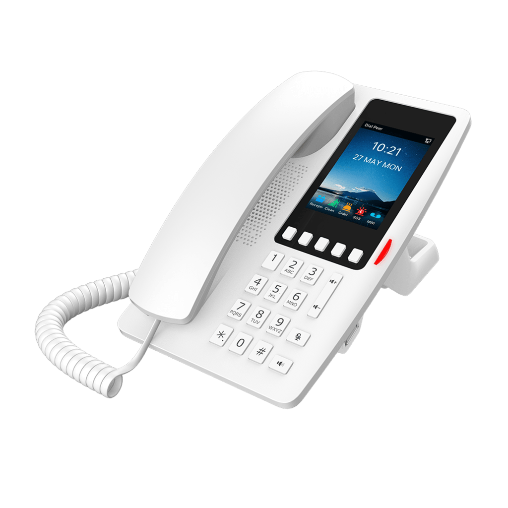 VoIP Telefonia IP VideoconferenciaFANVILH6WWTeléfono IP WiFi Hotelero PoE Pantalla 3.5" Puerto USB Fanvil H6WW - SILYMX