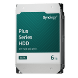 Disco Duro SATA de 35" Serie Plus Capacidad 6TB Interfaz SATA 6GB/s Velocidad de Rotación 5400 rpm Caché 256MB MTBF 12 Millón de Horas Carga de Trabajo 180 TB/año SYNOLOGY - Imagen 1