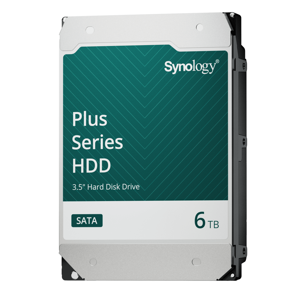 Disco Duro SATA de 35" Serie Plus Capacidad 6TB Interfaz SATA 6GB/s Velocidad de Rotación 5400 rpm Caché 256MB MTBF 12 Millón de Horas Carga de Trabajo 180 TB/año SYNOLOGY - Imagen 1