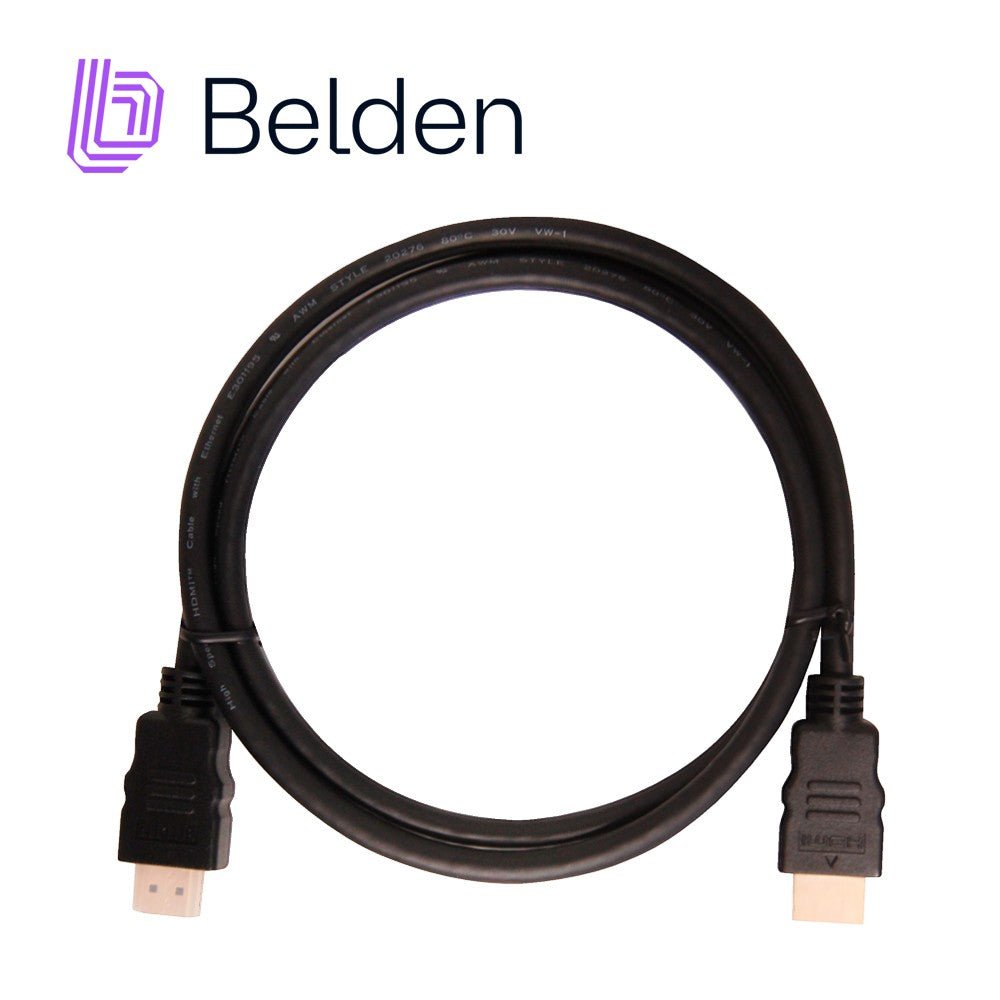 Cable HDMI y ConectoresBELDENHDE001MBCable HDMI 1m (3ft) Alta Velocidad 4K Ethernet Belden HDE001MB - SILYMX