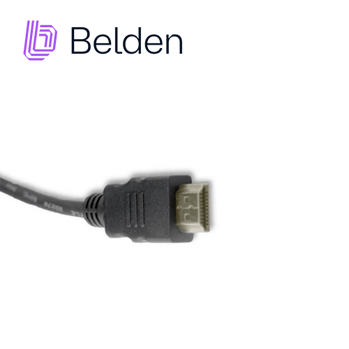Cable HDMI y ConectoresBELDENHDE010MBCable HDMI 2.0 10m (33ft) 4K 60Hz Alta Velocidad Ethernet Negro Belden HDE010MB - SILYMX