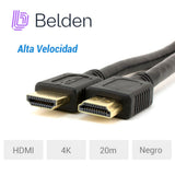 Cable Video Hdmi Belden Hde020mb Alta Velocidad 4k 20 Metros Negro - Imagen 2