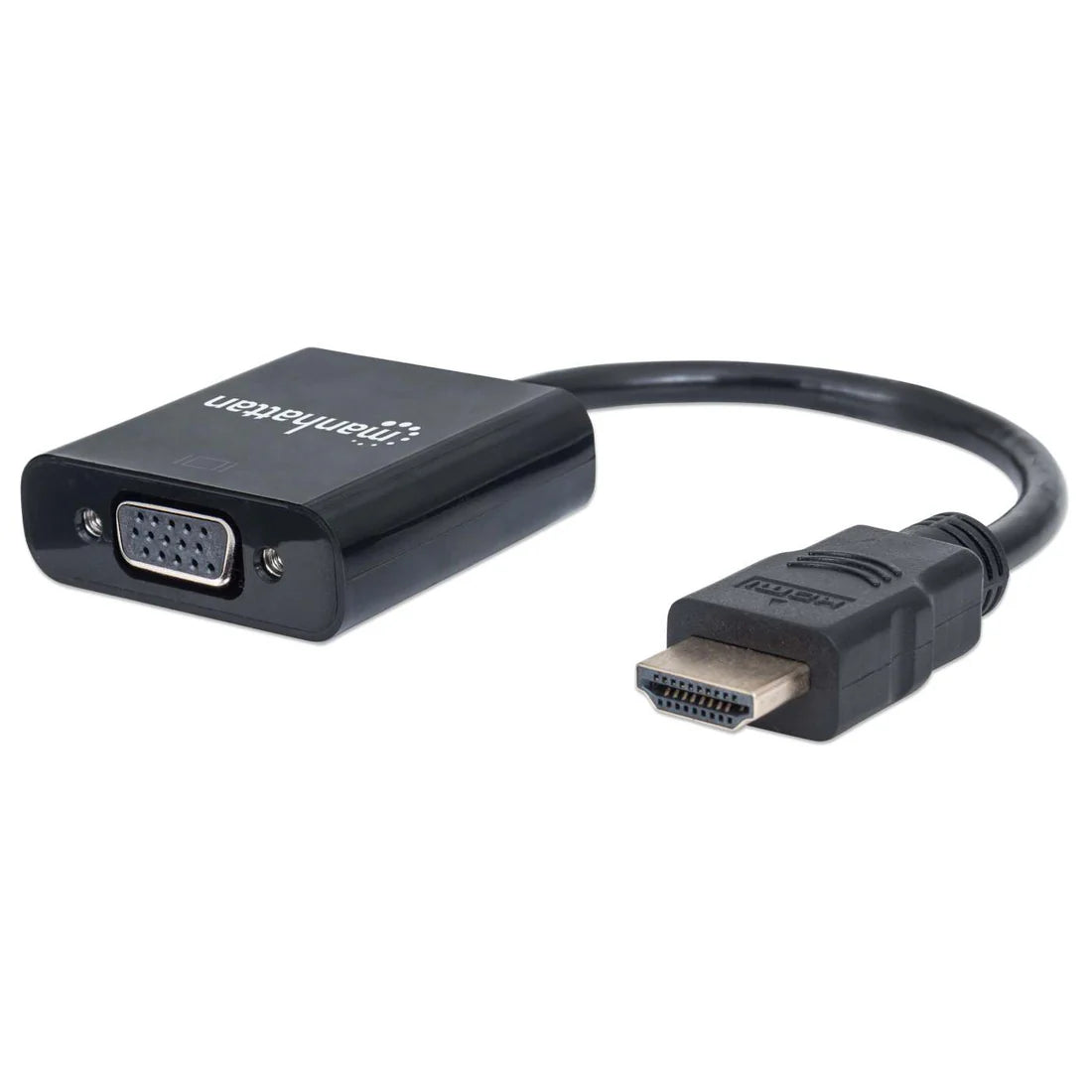 Convertidor de HDMI masculino a VGA femenino USB opcional Micro B Puerto de alimentación Negro 151436 - SILYMX