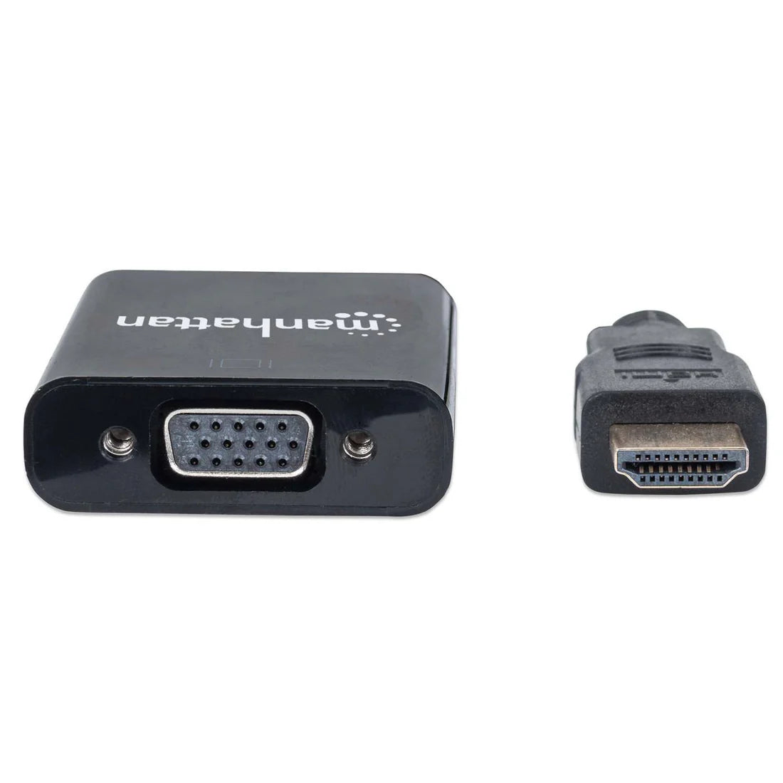 Convertidor de HDMI masculino a VGA femenino USB opcional Micro B Puerto de alimentación Negro 151436 - SILYMX