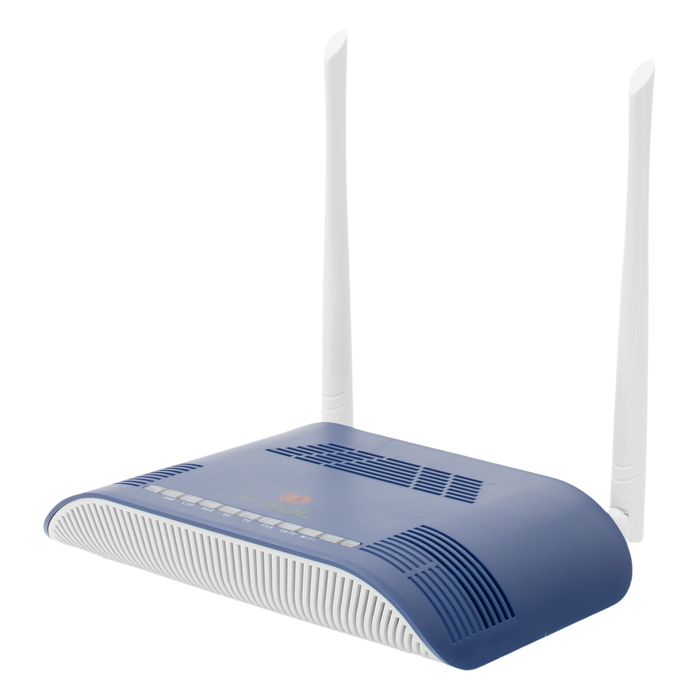 ONU Dual GPON EPON Wi-Fi 2.4GHz 300Mbps SC/APC Gigabit FXS CATV Triple Play V-SOL HG323RG-WT - Imagen 1