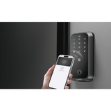Cerradura Inteligente con Huella Digital LNDU HK01W / WiFi Integrado / Compatible Apple HomeKit / Teclado Táctil / 8 Baterías AA / Escaneo iPhone-Apple Watch-Fob / Bloqueo Manual y Automático / Exterior IP54 - Imagen 1