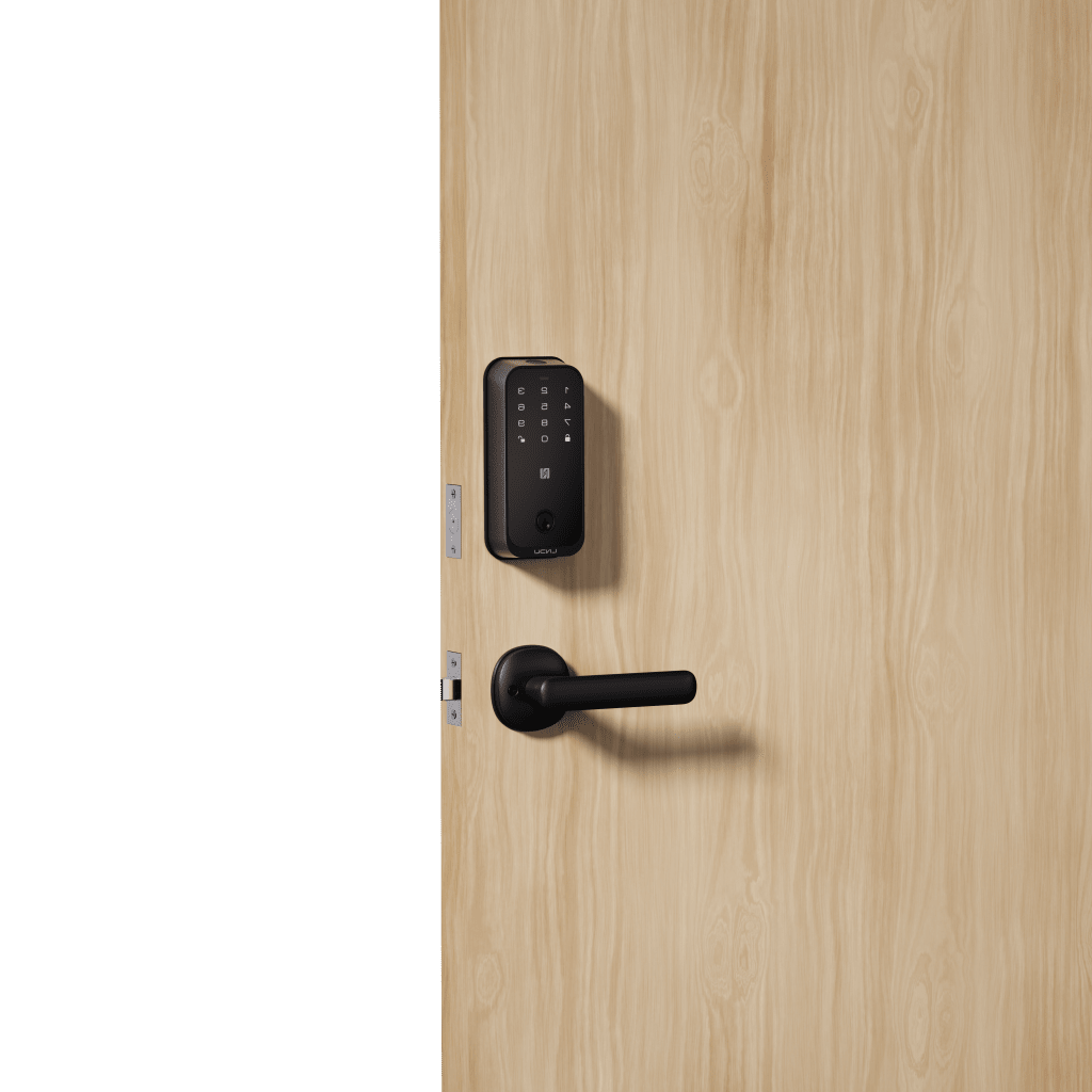 Cerradura Inteligente con Huella Digital LNDU HK01W / WiFi Integrado / Compatible Apple HomeKit / Teclado Táctil / 8 Baterías AA / Escaneo iPhone-Apple Watch-Fob / Bloqueo Manual y Automático / Exterior IP54 - Imagen 2
