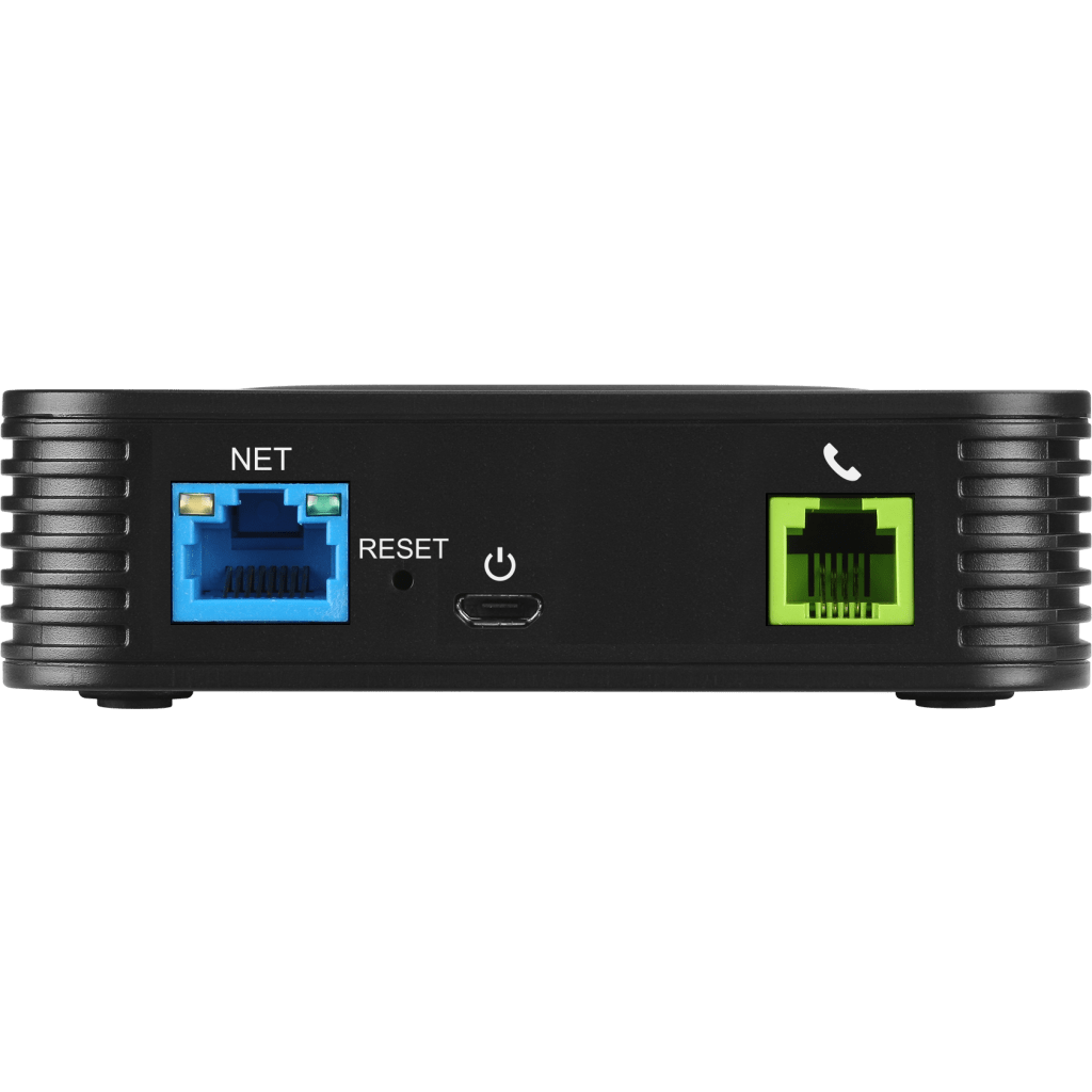 Adaptador de Teléfono Analógico HT801 V2 / 1 Puerto FXS (Conectar Teléfono Análogo) / VoIP Avanzado / Seguridad TLS y SRTP / Soporte Fax T.38 / Compatibilidad con Serie UCM / GRANDSTREAM - Imagen 2