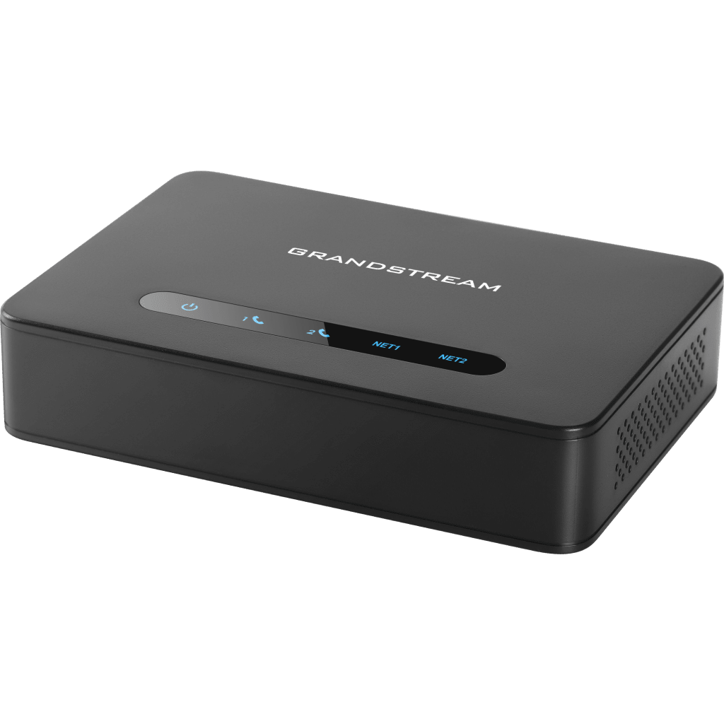 Gateway VoIP con Router NAT / 4 Puertos FXS (Conectar Teléfono Análogo) / Router NAT Gigabit Integrado / Cifrado AES Reforzado / Aprovisionamiento Automático / Soporta SIP y Fax T.38 GRANDSTREAM - Imagen 1