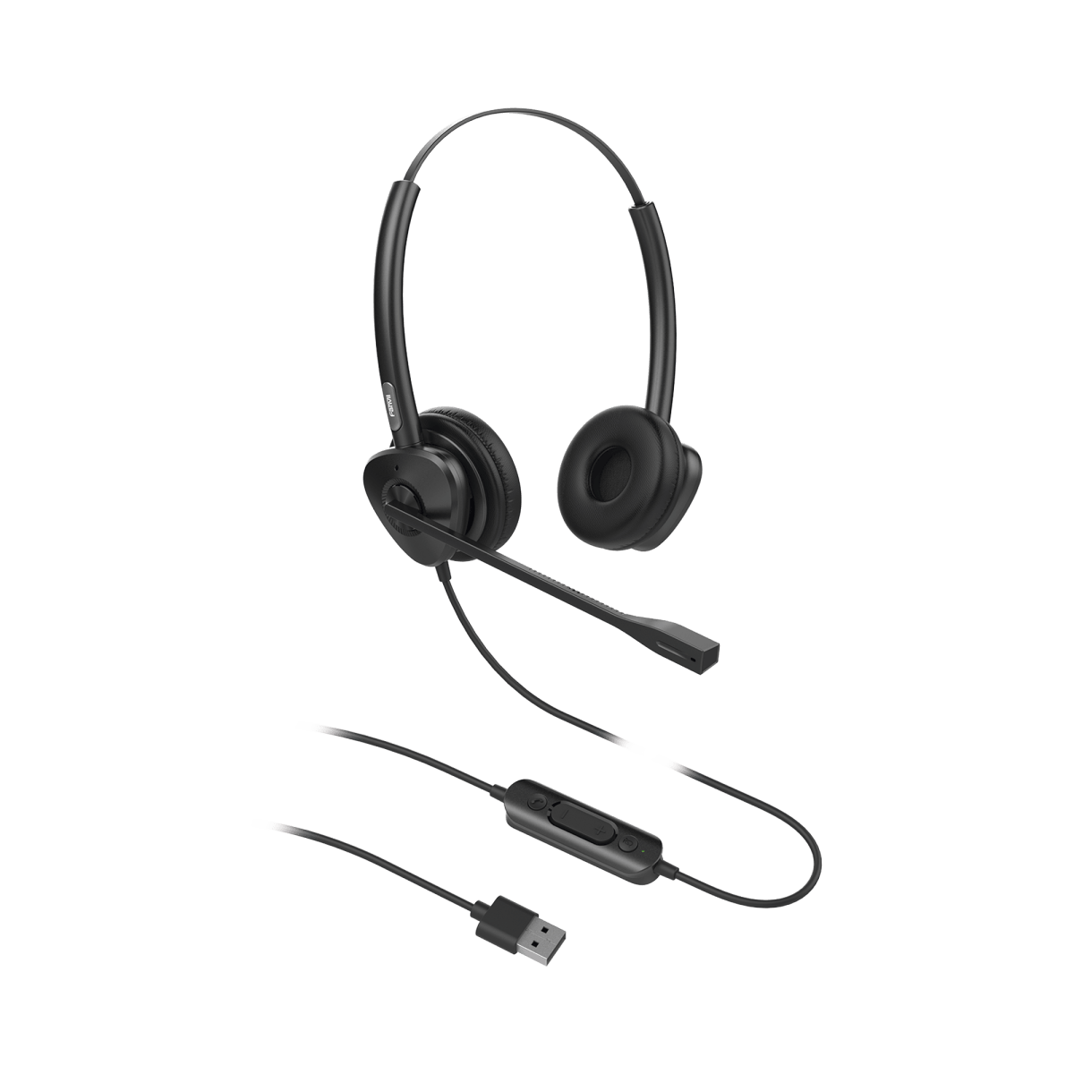 VoIP Telefonia IP VideoconferenciaFANVILHT302UDiadema Binaudal USB Cancelación Ruido Antishock Teléfonos IP Fanvil HT302U - SILYMX