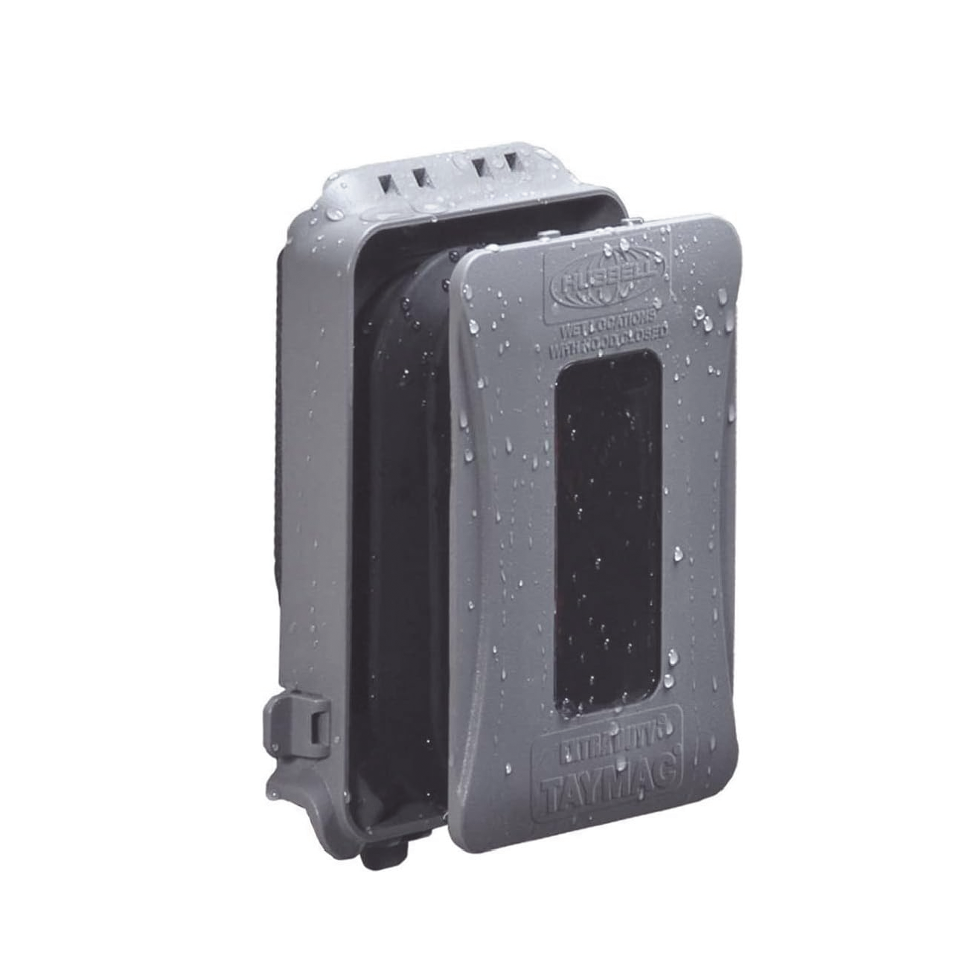Cubierta Impermeable/ 1 Unidad/ Horizontal-Vertical/ Servicio Pesado/ Expandible/ Color Gris HUBBELL HUB-ML500G - Imagen 1