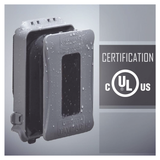 Cubierta Impermeable/ 1 Unidad/ Horizontal-Vertical/ Servicio Pesado/ Expandible/ Color Gris HUBBELL HUB-ML500G - Imagen 3