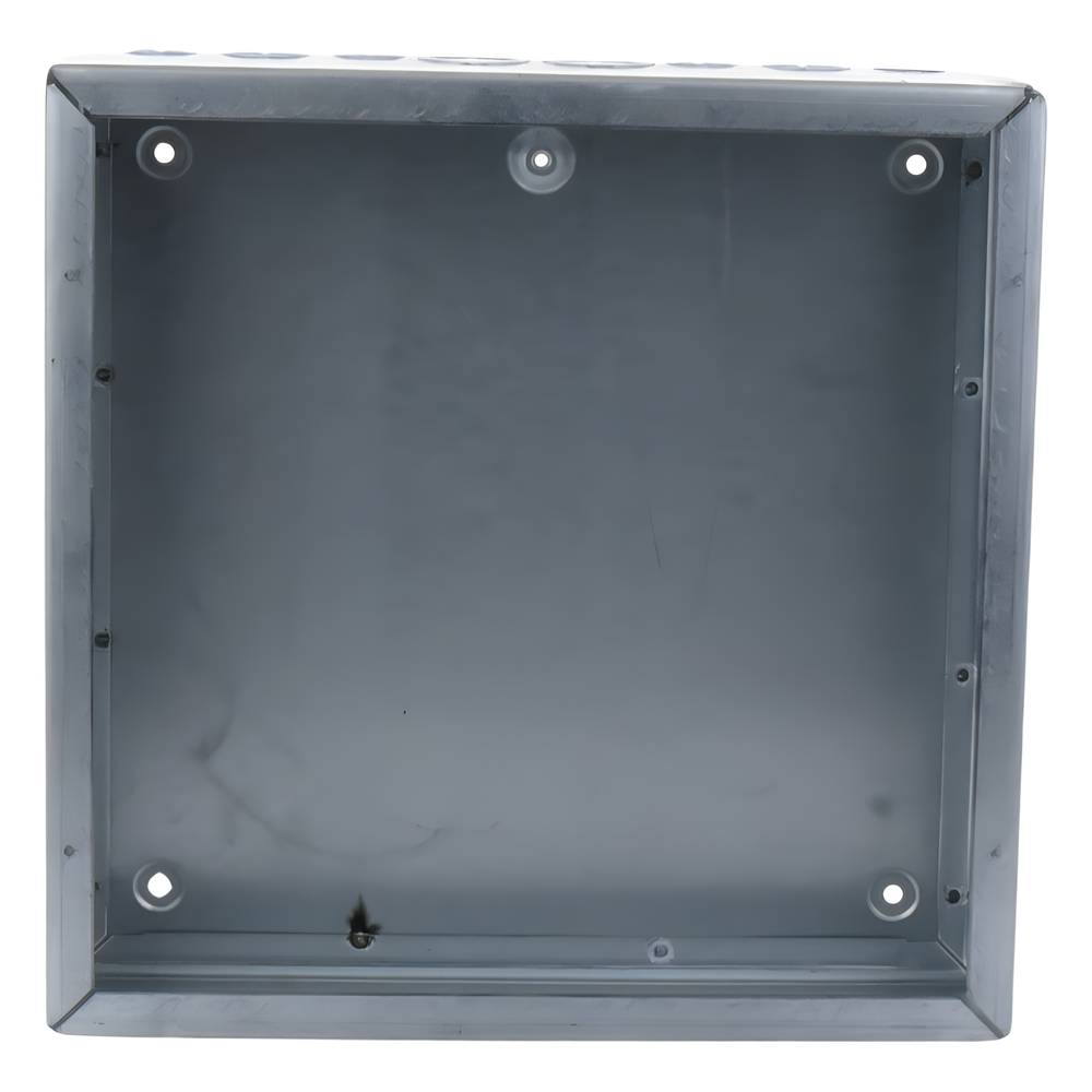 Caja Extra Grande 15"x15"x 4"/ Profundidad 4"/Entradas Laterales - Finales 4 Entradas de 1/2"- 3/4", 2 Entradas de 3/4" - 1" y 2 Entradas de 1"- 1 1/4"/ Incluye tapa / Incluye tapa. RACO - Imagen 2