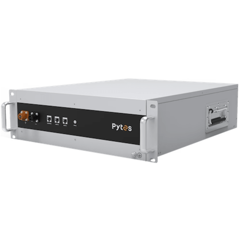 BateriasPYTESHV48100BMUBatería de Litio 51.2Vcc 100Ah 5.12kWh Alto Voltaje LiFePO4 Modular PYTES HV48100BMU - SILYMX