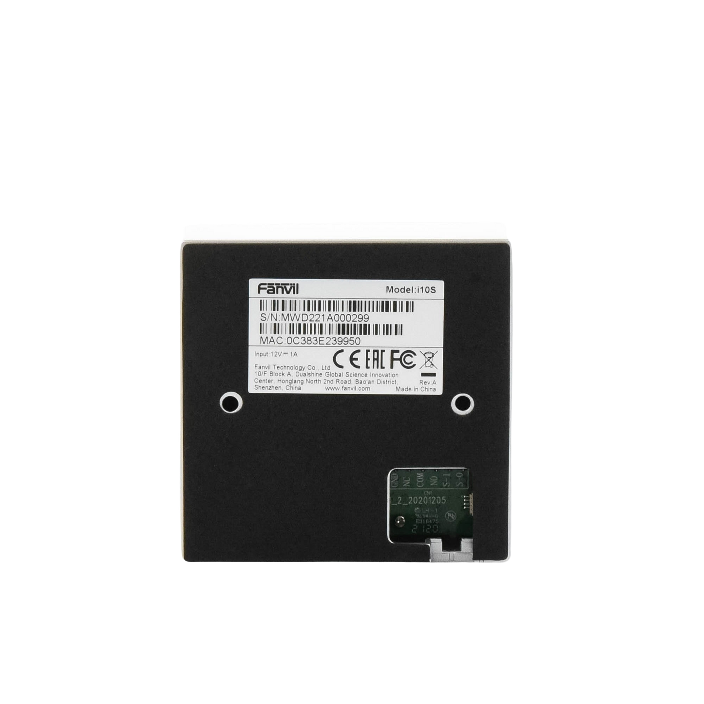 Intercomunicador SIP FANVIL IP54 PoE 802.3af 2 Líneas SIP Montaje En Pared Interior I10S - Imagen 4