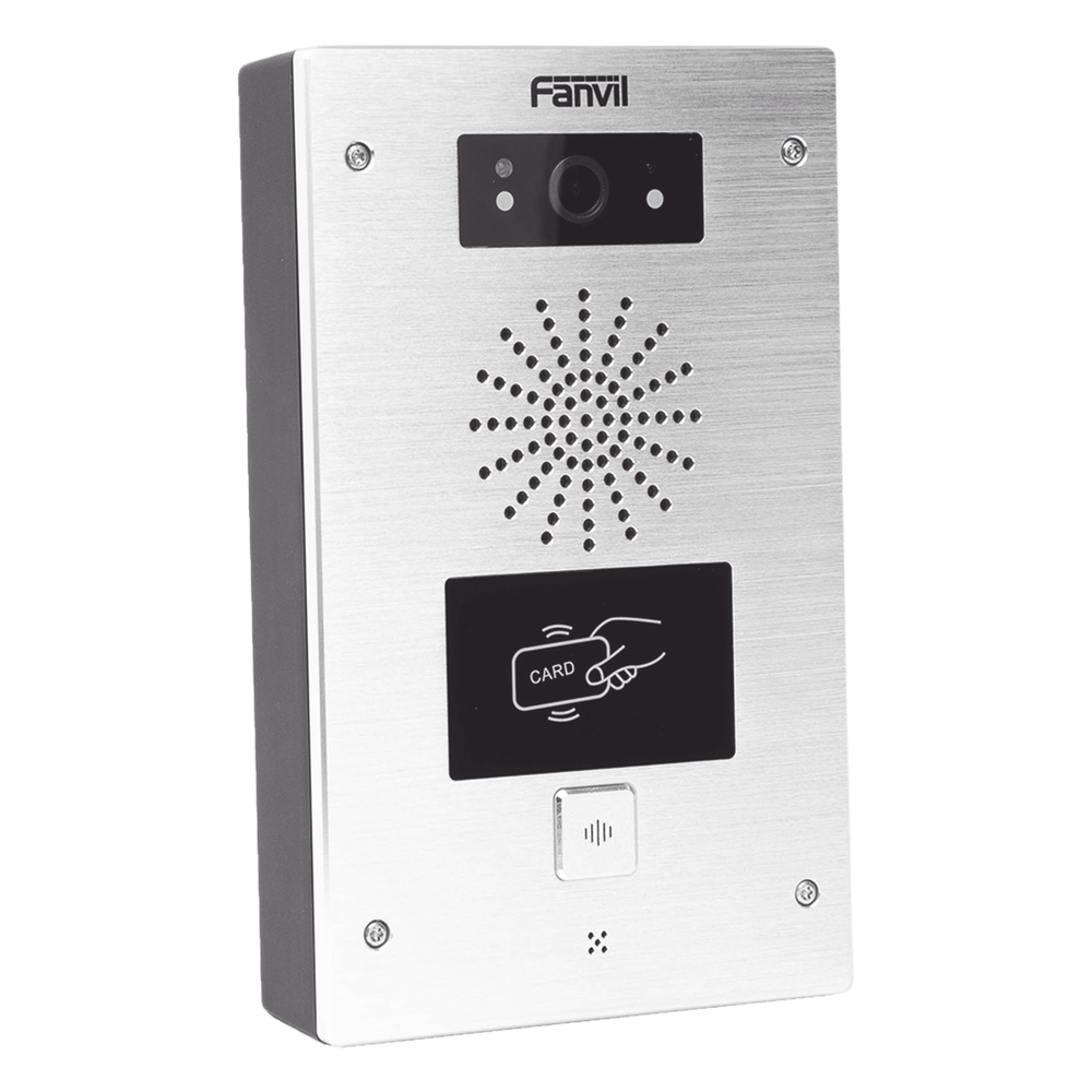 Video Portero IP Exterior Resistente Al Vandálico 2 Líneas SIP Lector RFID ONVIF PoE i32V FANVIL - Imagen 1