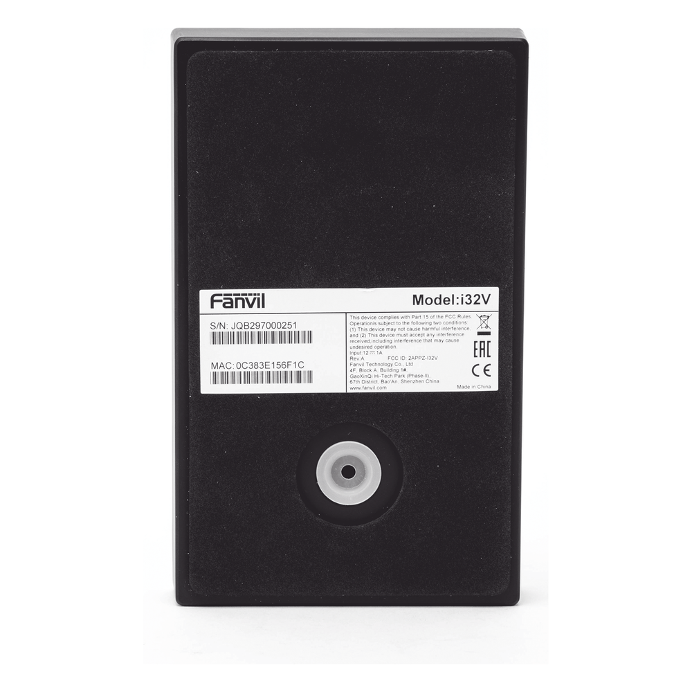Video Portero IP Exterior Resistente Al Vandálico 2 Líneas SIP Lector RFID ONVIF PoE i32V FANVIL - Imagen 4
