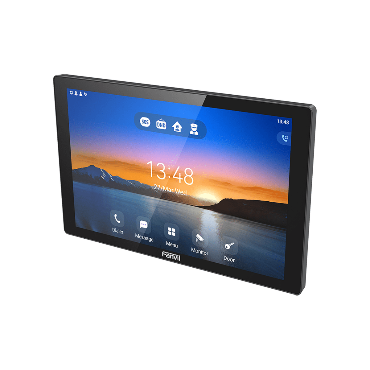 Videoporteros IPFANVILI507WMonitor Audio/Video IP/SIP Interior Wi - Fi Pantalla Táctil 10.1" Apertura Remota Fanvil I507W - SILYMX