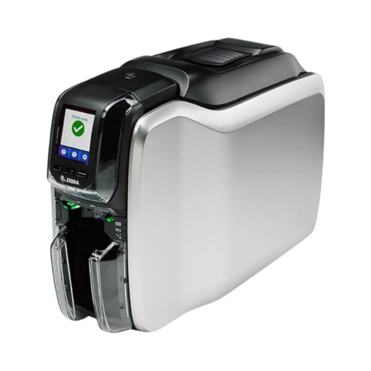 Impresora de Credenciales Zebra ZC300 – Doble Cara – 300 dpi – USB / Ethernet Incluye 200 Credenciales