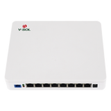 ONU Dual EPON/GPON 8 Puertos PoE 802.3at Gigabit Wi-Fi Doble banda 2.4 y 5 GHz 1 Puerto SC/UPC V-SOL ICT3310DPS-8G2NAC - Imagen 1