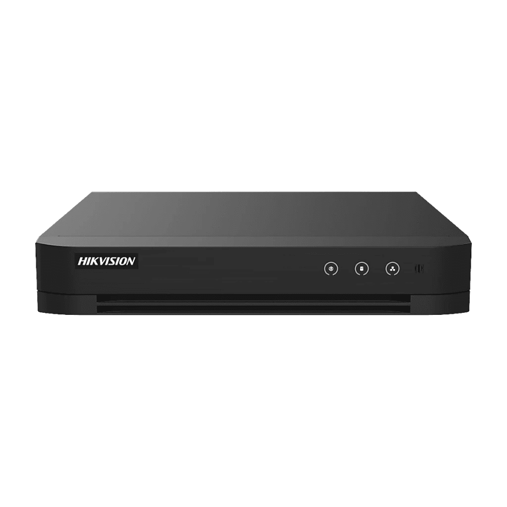 Videograbadoras Analógicas - TurboHD TVI / AHD / CVIHIKVISIONIDS-7204HUHI-M1/TDVR Hibrido 4 Canales TurboHD + 4 IP 8MP 4K AcuSense Audio Bidireccional H.265+ Hikvision IDS - 7204HUHI - M1/T - SILYMX