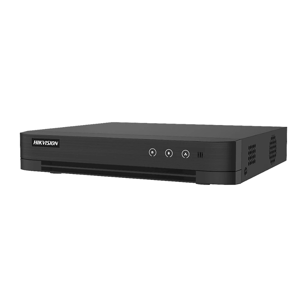 Videograbadoras Analógicas - TurboHD TVI / AHD / CVIHIKVISIONIDS-7204HUHI-M1/TDVR Hibrido 4 Canales TurboHD + 4 IP 8MP 4K AcuSense Audio Bidireccional H.265+ Hikvision IDS - 7204HUHI - M1/T - SILYMX