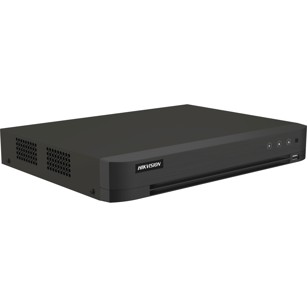 Videograbadoras Analógicas - TurboHD TVI / AHD / CVIHIKVISIONIDS-7216HUHI-M1/TDVR Hibrido 16CH TurboHD + 16CH IP 8MP 4K AcuSense Audio Bidireccional H.265+ Hikvision IDS - 7216HUHI - M1/T - SILYMX