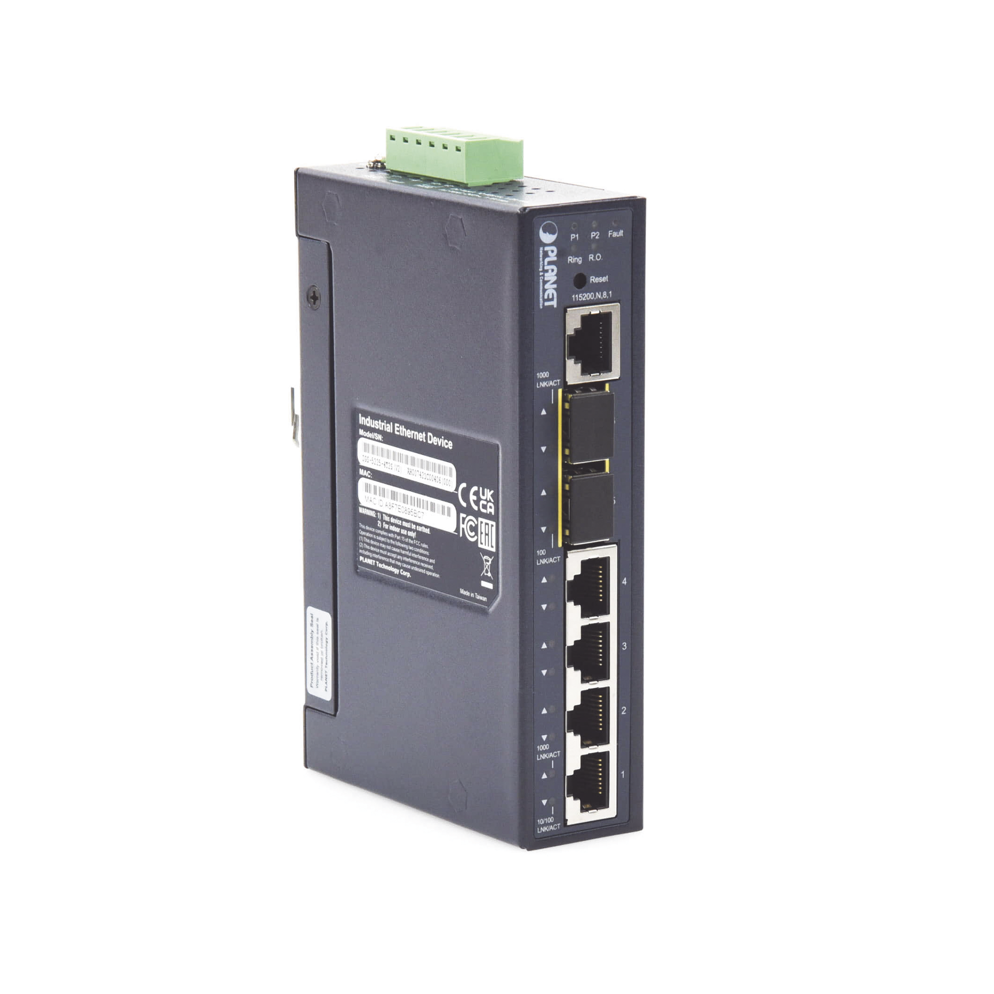 Switch Industrial Administrable Capa 2 con 4 Puertos 10/100/1000T y 2 puertos SFP 100/1000X PLANET - Imagen 2