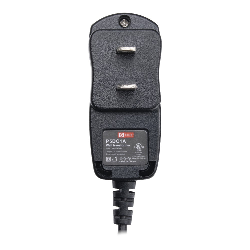 Fuente de Poder 5 Vcd 1A 100-240 Vca Certificación NOM Multiusos CCTV Alarmas EPCOM POWERLINE P5DC1A - SILYMX