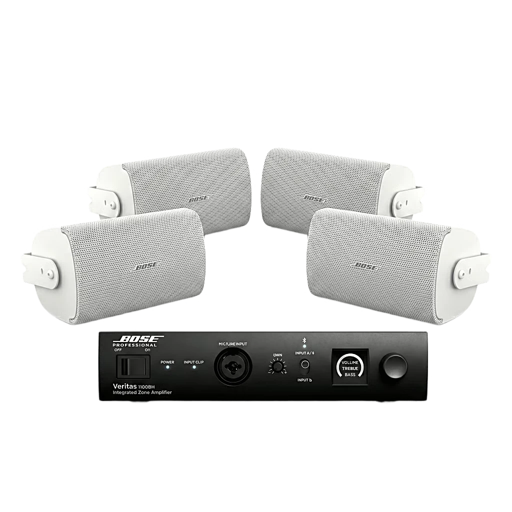 Kit Amplificador 1100BH 2 Pares Bocinas FS2SEW Bose Professional 1100BH/4WS2W