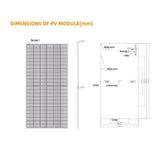 Paneles SolaresZNShine SolarZXM7-SHBX144-510/MPanel Solar Flexible Monocristalino 510W Ultraligero Curvable PERC Half - Cell IP67 ZNShine ZXM7 - SHBX144 - 510/M - SILYMX