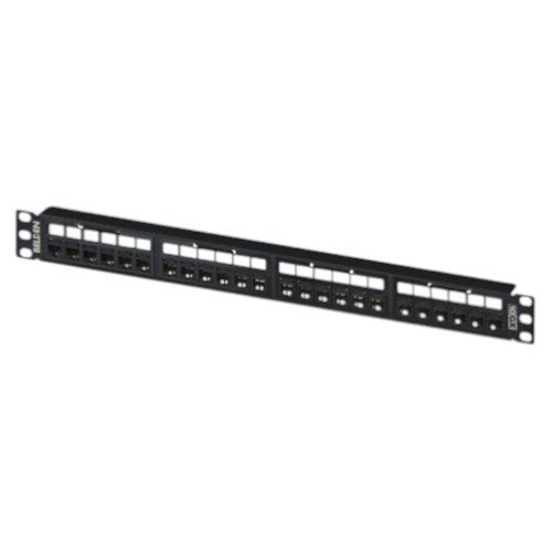 Paneles de ParcheoBELDENRVAPPF1U24BKPanel de Parcheo Cat6A 24 Puertos 1U Precargado Negro Belden RVAPPF1U24BK - SILYMX