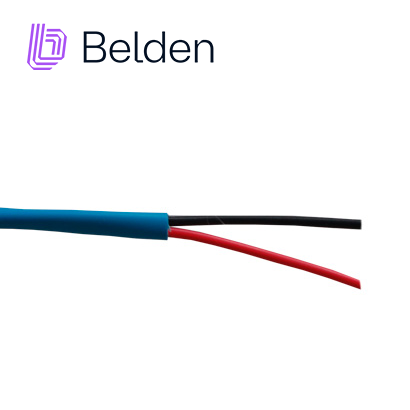Bobina Cable Incendio FPLR 305m (1001ft) 2X18 AWG Azul Belden 5320UL D151000 - SILYMX