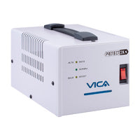 REGULADOR AUTOMATICO DE VOLTAJE VICA PROTECT 2K 2000VA / 1200W, 4 TOMAS NEMA 5-15R REGULADAS Y CON SUPRESOR DE PICOS, 3 AÑOS DE GARANTIA
