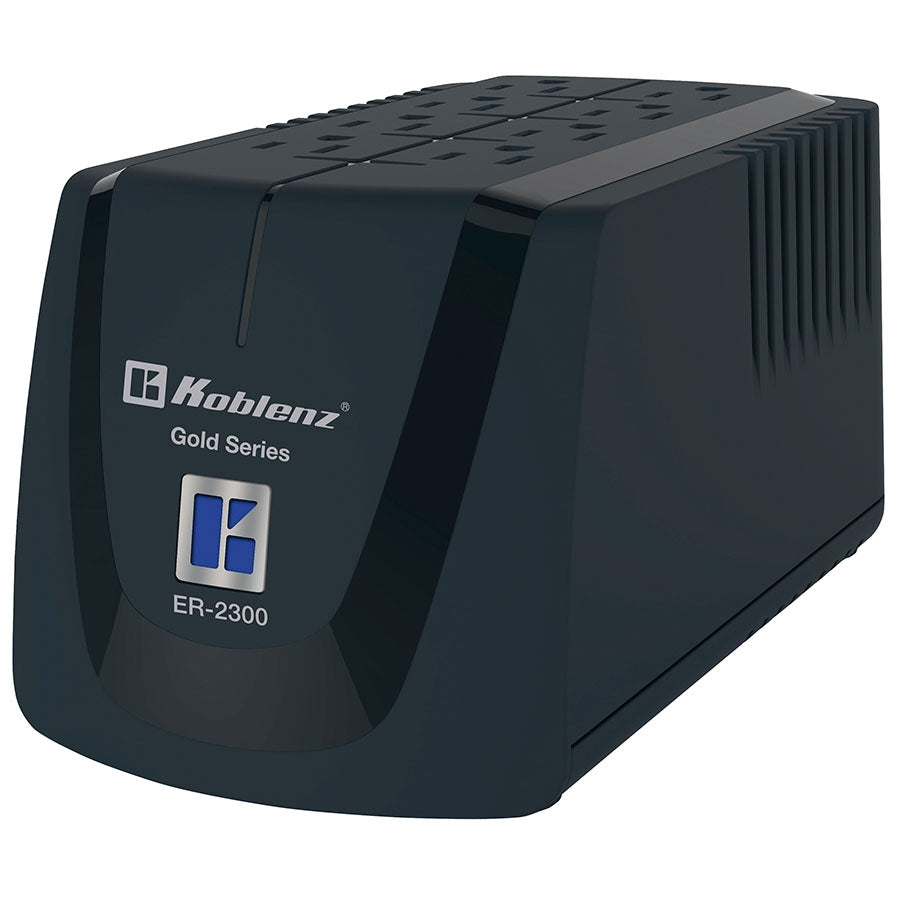 REGULADOR DE VOLTAJE KOBLENZ ER-2250, 2250 VA / 1000 W, 8 CONTACTOS NEMA 5-15R, LUZ LED, DISYUNTOR TERMICO. 5 AÑOS DE GARANTA, POLIZA DE SEGURO POR 10,000 USD EN EQUIPO CONECTADO. SKU 00-1588-3