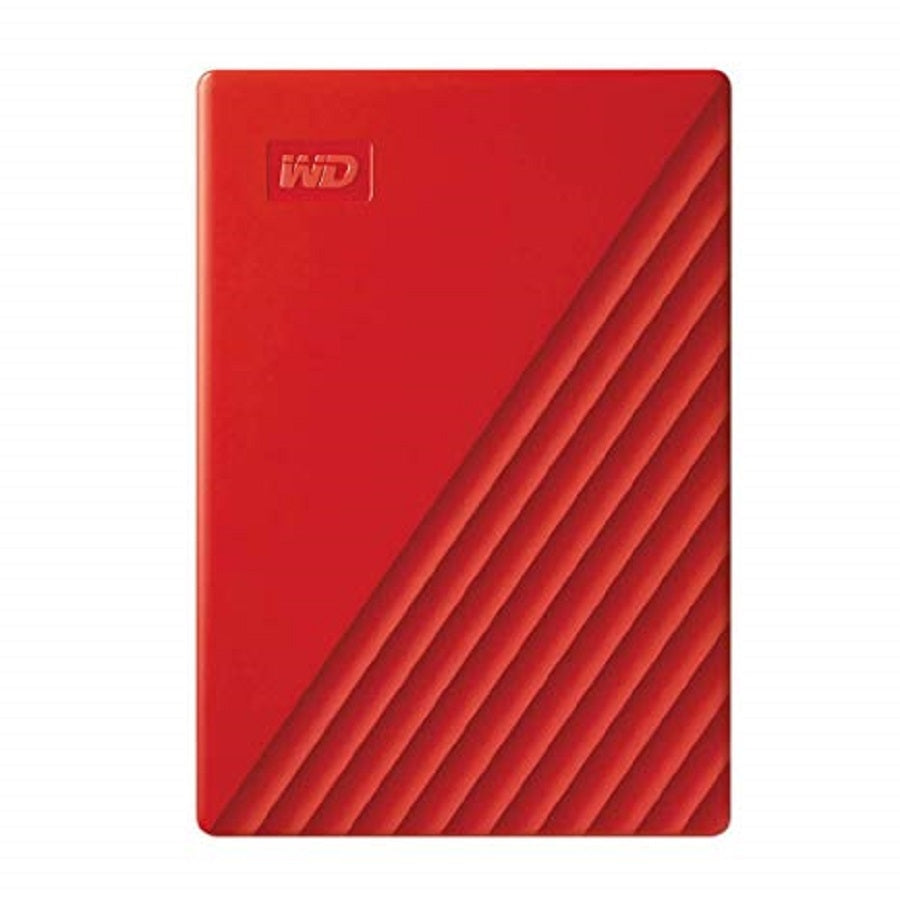 DISCO DURO EXTERNO WD MY PASSPORT 4TB 2.5 PORTATIL USB3.0 ROJO WINDOWS BACKUP ENCRIPTACION WDBPKJ0040BRD-WESN
