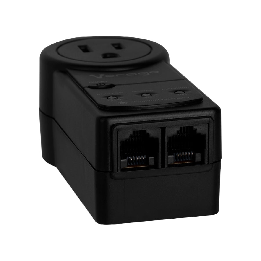 PROTECTOR DE VOLTAJE / VORAGO / AVR-300-WH / 1,800W / RJ45 / PORTATIL / NEGRO / RECOMENDADO PARA ELECTRODOMESTICOS