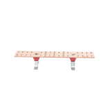 Barra De Unión para tierra fisica Principal (Tmgb) Con Aisladores. Medida: 500 X 101.6 X 6.35 Mm (19-11/16" X 4" X 1/4"). TG-BUE-TMBG - SILYMX