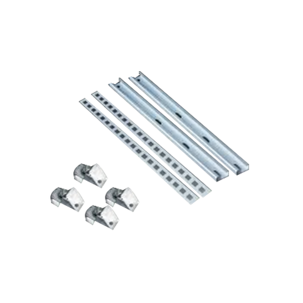 Juego de 2 Herrajes Metálicos para Fijación de Gabinetes Línea PST en Poste Cuadrado o Redondo. Incluye Tornillería de Instalación PST-WA-080