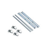 Juego de 2 Herrajes Metálicos para Fijación de Gabinetes Línea PST en Poste Cuadrado o Redondo. Incluye Tornillería de Instalación PST-WA-080