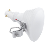 Antena Sectorial Simétrica Starter Horn de 45º, 5150 - 5950 MHz, ganancia de 17 dBi, conexión directa con radios IS-5AC, PS-5AC y IS-M5, conexión RP-SMA - SILYMX