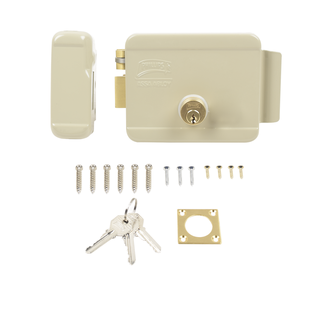 Cerradura Eléctrica ASSA ABLOY Incluye Llave Izquierda Exterior 321-DCI-ABG - SILYMX