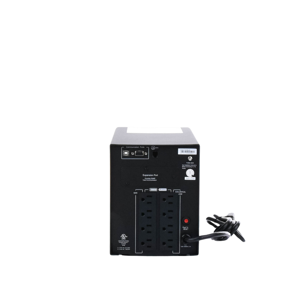 UPS de 1500 VA/1500 W Topología Línea Interactiva Entrada 120 Vca NEMA 5-15P Onda Senoidal Pura Mini Torre Con 8 Tomas NEMA 5-15R PR1500LCD - SILYMX