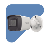 Cámara Bala IP HiLook 2 Megapixel 30 mts IR Exterior IP67 PoE dWDR Lente 2.8 mm H.265+ Onvif IPC-B121H(C)