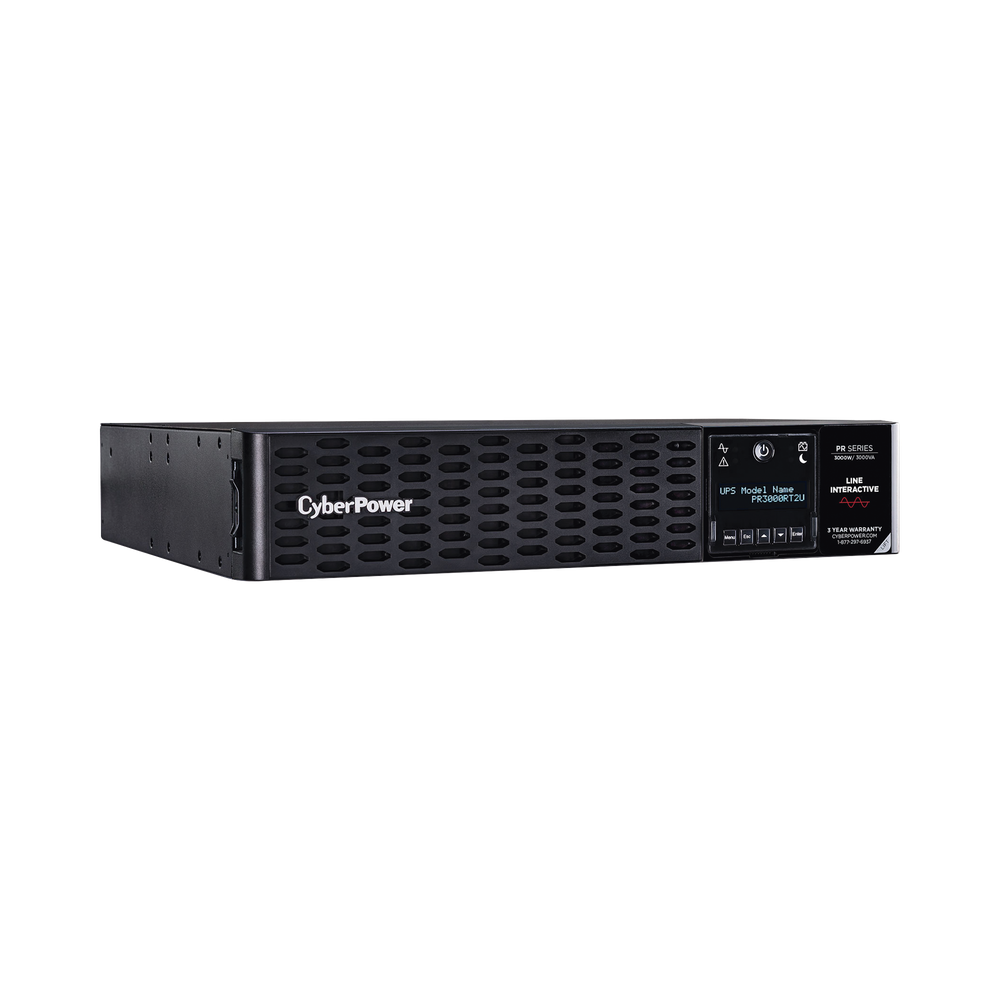 UPS de 3000 VA/3000W Topología Línea Interactiva Entrada 120Vca NEMA L5-30P Onda Senoidal Pura Torre o Rack 2UR Con 8 Tomas NEMA 5-20R y 1 NEMA L5-30R