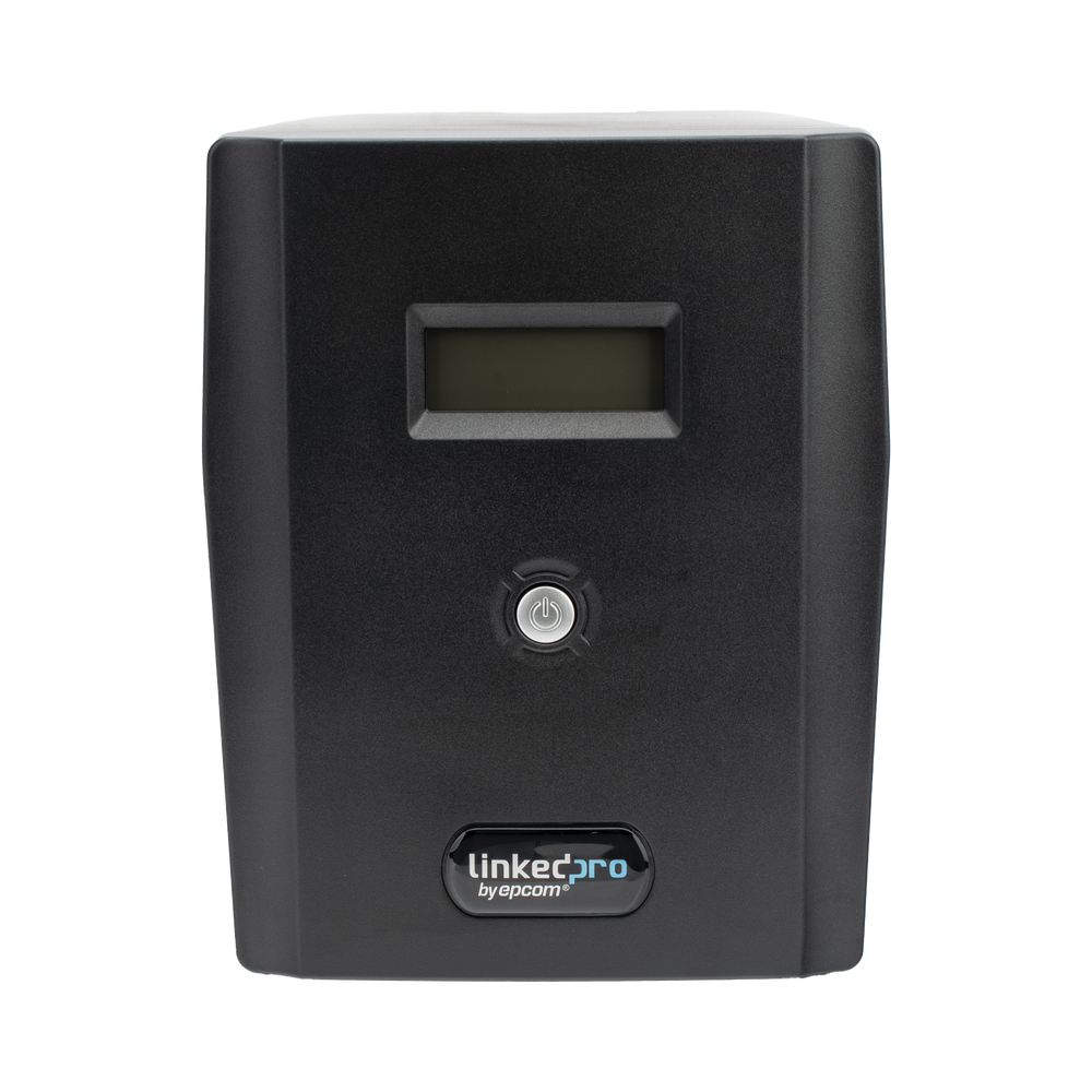 UPS LINKEDPRO de 1500VA 900 W Pantalla LCD Línea Interactiva 120Vca 6 tomas 5-15R (4 Respaldadas) Regulación de Voltaje Protección RJ45 LP1500LCD - SILYMX