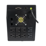 UPS LINKEDPRO de 1500VA 900 W Pantalla LCD Línea Interactiva 120Vca 6 tomas 5-15R (4 Respaldadas) Regulación de Voltaje Protección RJ45 LP1500LCD - SILYMX